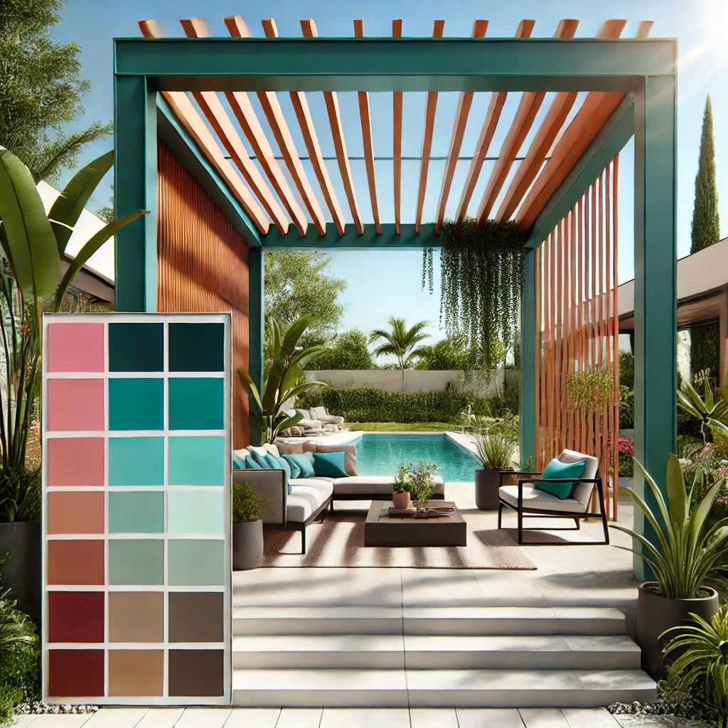 Les Dernières Tendances en Couleurs pour Pergolas en 2024
