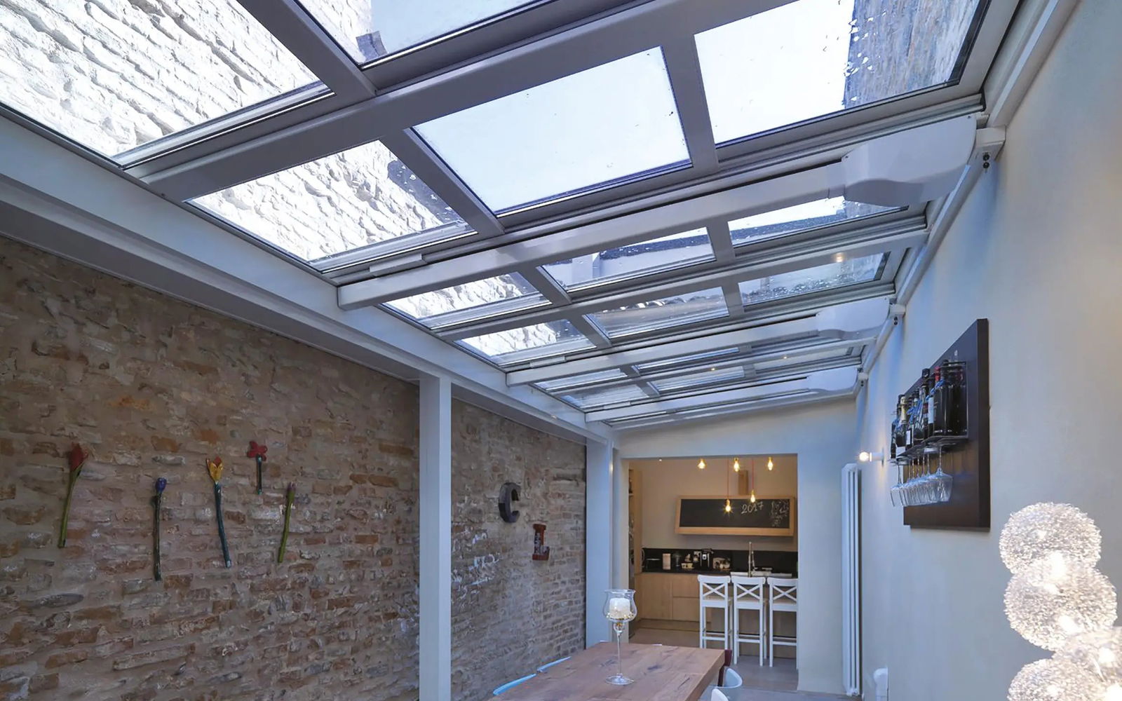 Toit en Verre Retractable - Bell Habitat - 